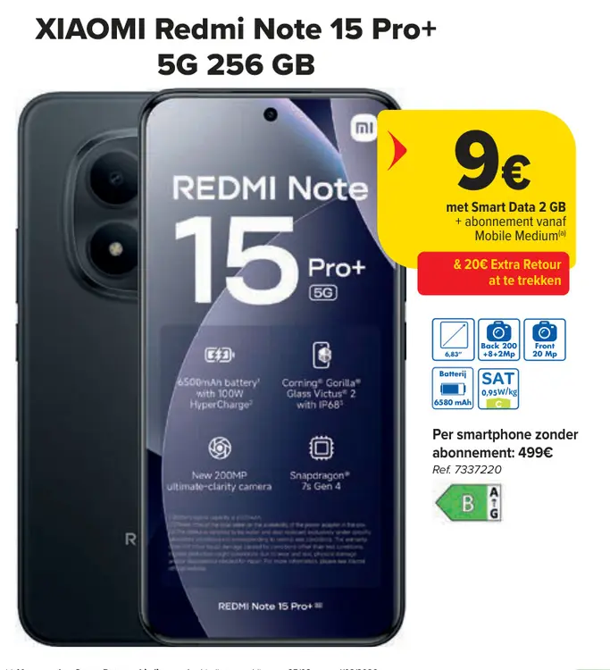 Promotie: Redmi Note 15 Pro+ 5G 256 GB