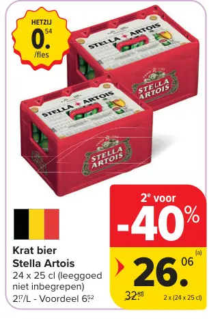 Promotie: Krat bier