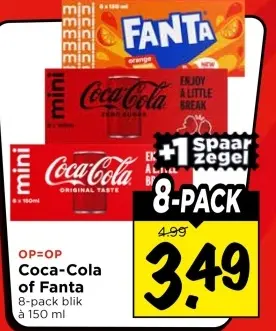 Aanbieding: Coca-Cola of Fanta