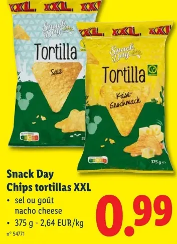 Offre: Chips tortillas XXL