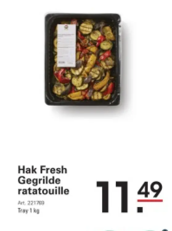 Promotie: Gegrilde ratatouille