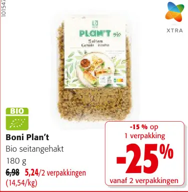 Promotie: Bio seitangehakt