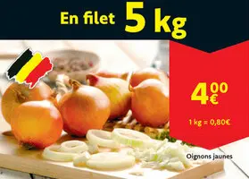 Offre: Oignons jaunes