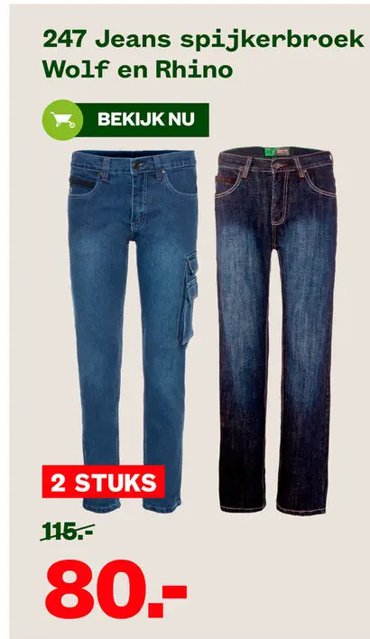 Aanbieding: Jeans spijkerbroek