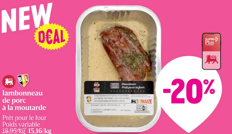 Offre: Jambonneau de porc à la moutarde