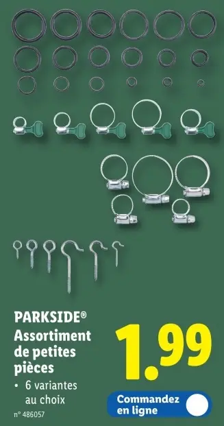 Offre: Assortiment de petites pièces