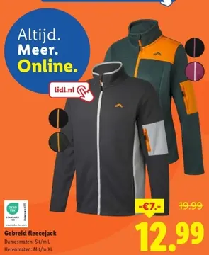 Aanbieding: Gebreid fleecejack