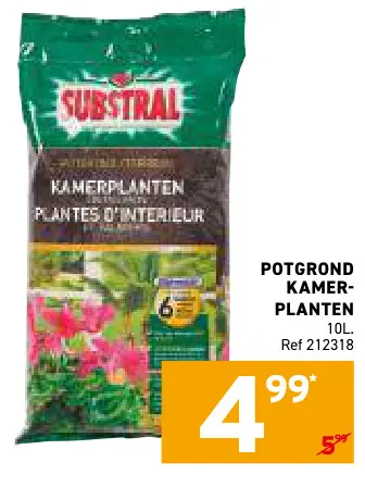Promotie: Potgrond kamerplanten