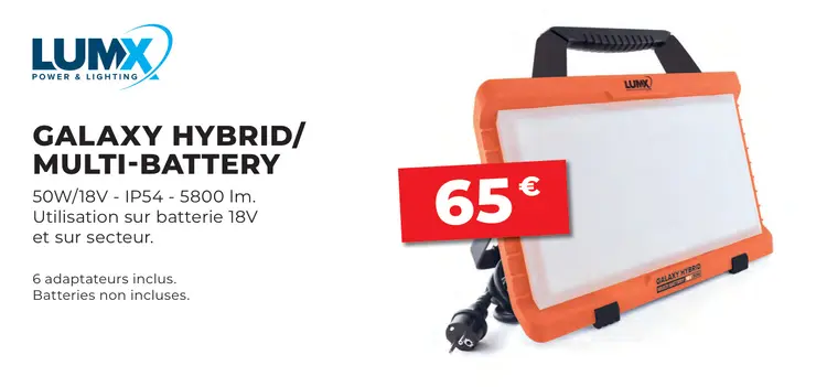 Offre: Galaxy hybrid/ multi-battery