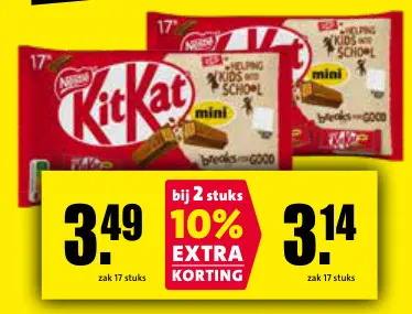 Aanbieding: KitKat mini