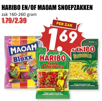 Aanbieding: Snoepzakken