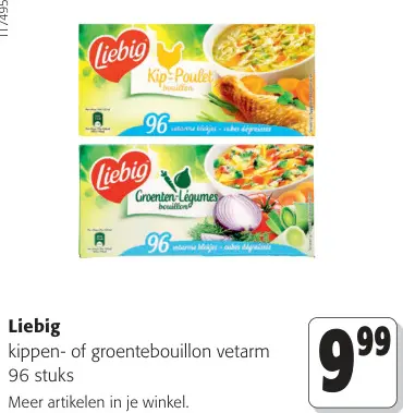 Promotie: Kippen- of groentebouillon vetarm