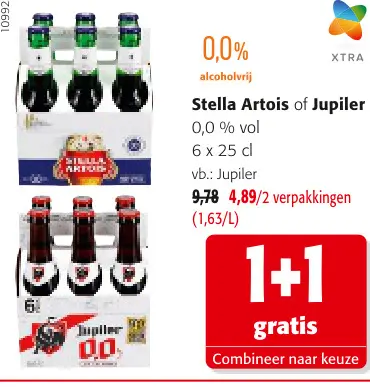 Promotie: Stella Artois of Jupiler