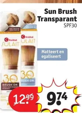 Promotie: Sun Brush Transparant