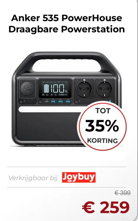 Aanbieding: 535 PowerHouse Draagbare Powerstation