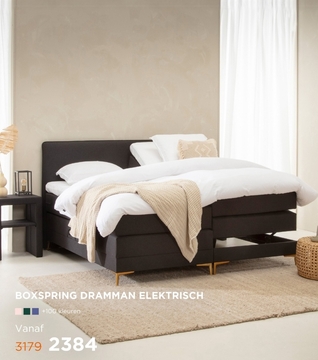 Aanbieding: BOXSPRING DRAMMAN ELEKTRISCH