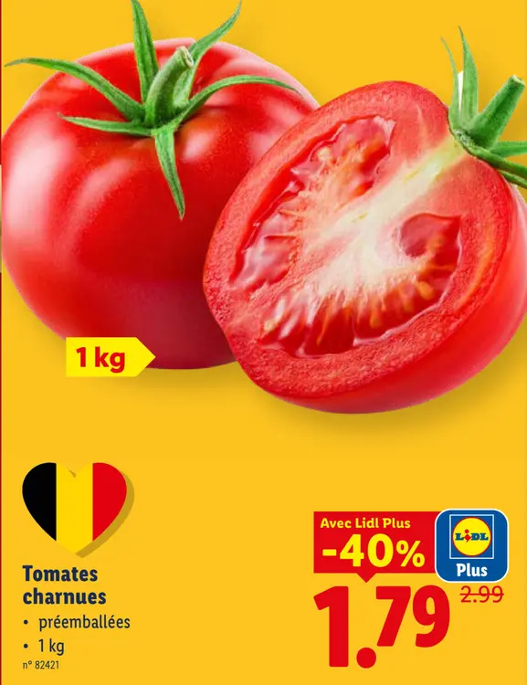 Offre: Tomates charnues