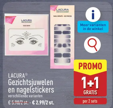 Promotie: Gezichtsjuwelen en nagelstickers