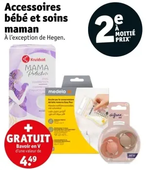 Offre: Accessoires bébé et soins maman