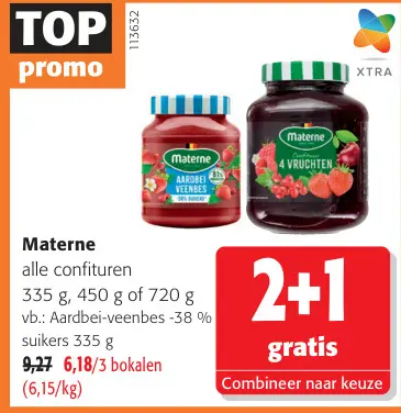 Promotie: Materne alle confituren