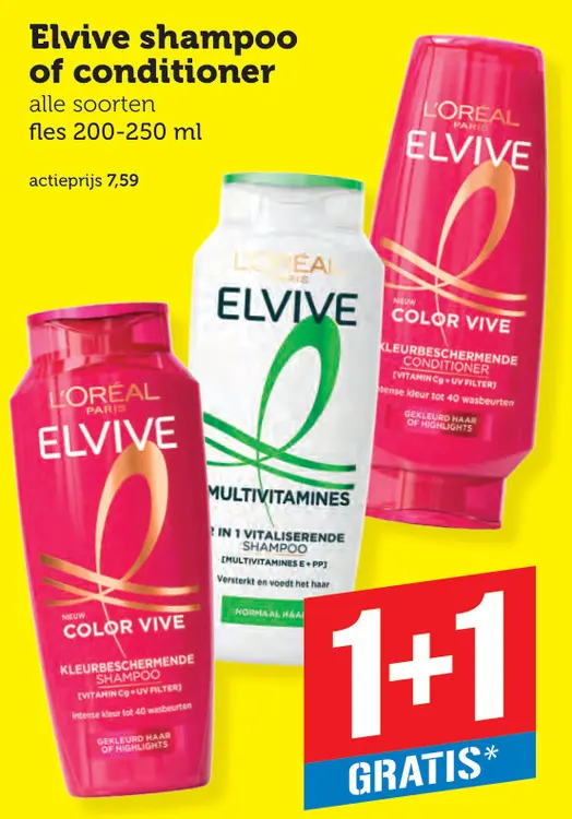 Aanbieding: Shampoo of conditioner