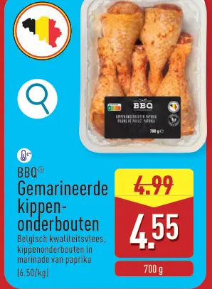 Promotie: Gemarineerde kippenonderbouten