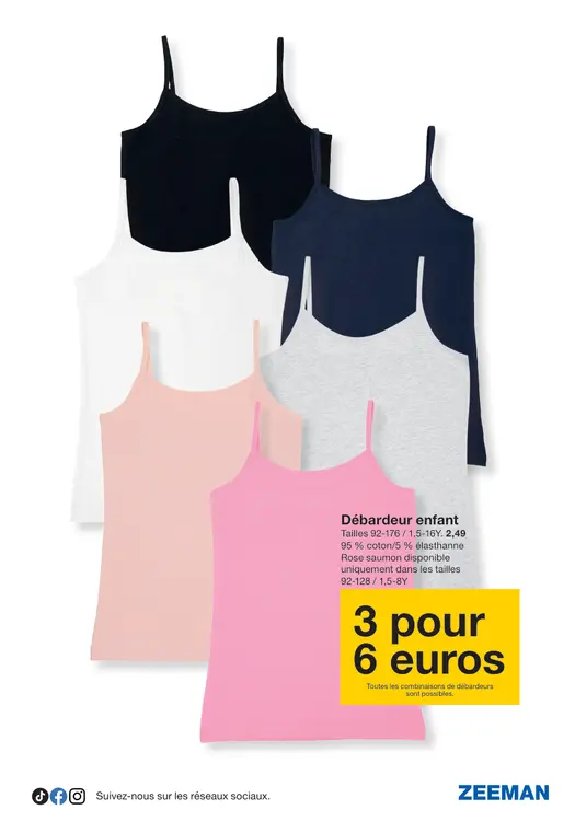 Offre: Débardeur enfant