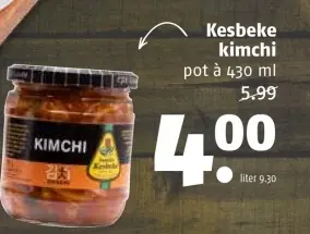 Aanbieding: Kesbeke kimchi