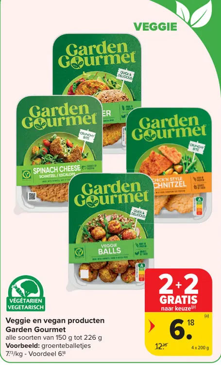 Promotie: Veggie en vegan producten