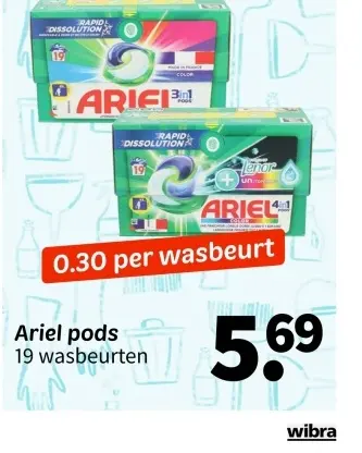 Aanbieding: Ariel pods