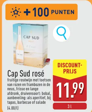 Promotie: Cap Sud rosé