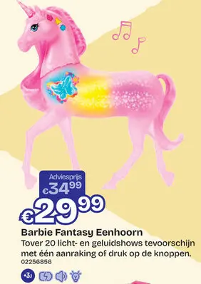 Aanbieding: Barbie Fantasy Feature Unicorn