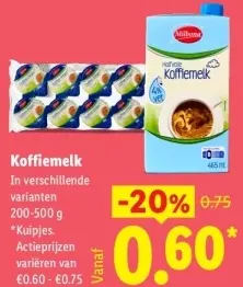 Aanbieding: Koffiemelk