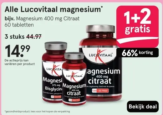 Aanbieding: Lucovitaal magnesium