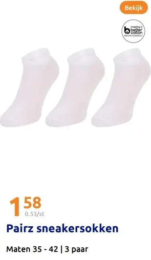 Aanbieding: Pairz sneakersokken