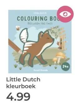 Aanbieding: Little Dutch kleurboek