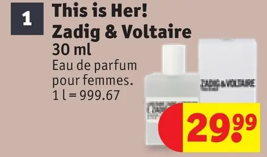Offre: This is Her! Eau de parfum pour femmes