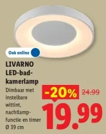 Aanbieding: LED-badkamerlamp