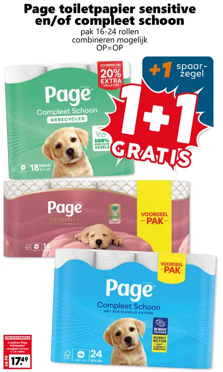 Aanbieding: Page toiletpapier