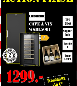 Offre: CAVE À VIN WSBL5001