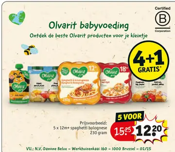 Aanbieding: Olvarit babyvoeding