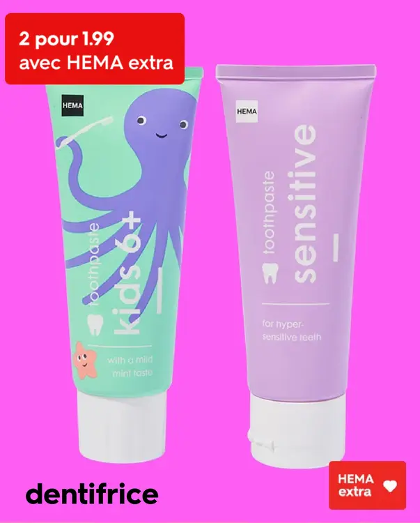 Offre: Dentifrice