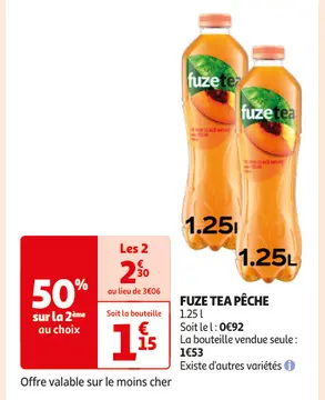 Offre: FUZE TEA PÊCHE