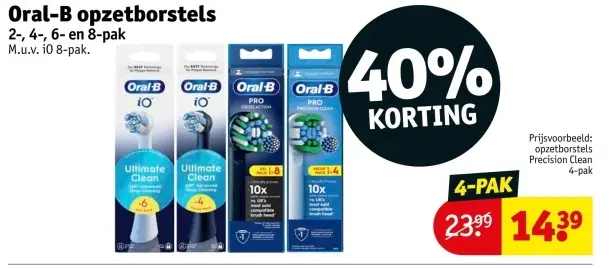 Aanbieding: Oral-B opzetborstels