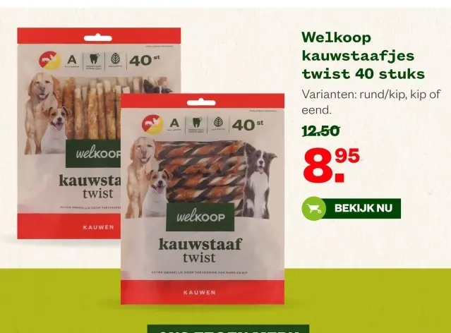 Aanbieding: Kauwstaafjes twist