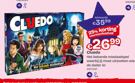 Promotie: Cluedo