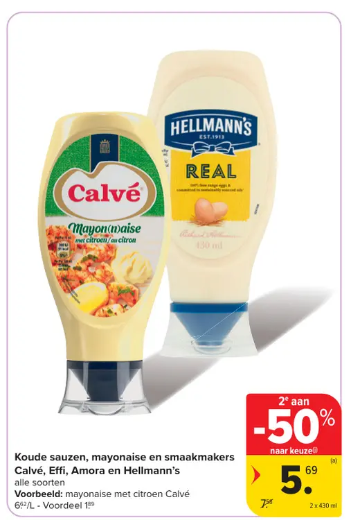 Promotie: Koude sauzen, mayonaise en smaakmakers