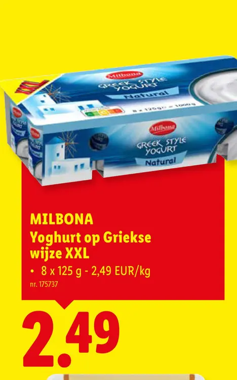 Promotie: Yoghurt op Griekse wijze XXL