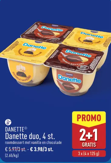 Promotie: Danette duo
