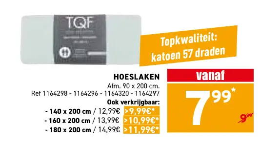 Promotie: Hoeslaken